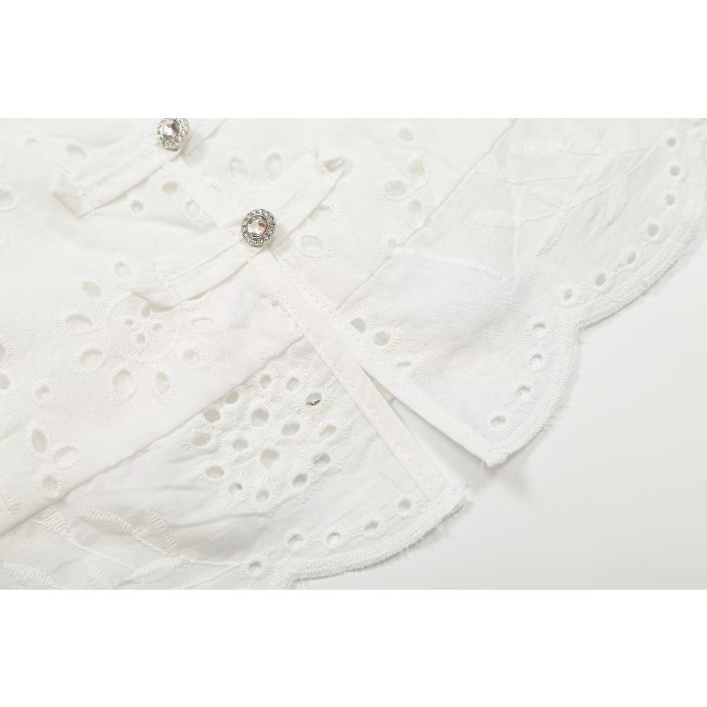 女性用刺繍アイレットスカートセット ホワイト サマー 2ピー - Midi Skirt Floral のレビューと価格