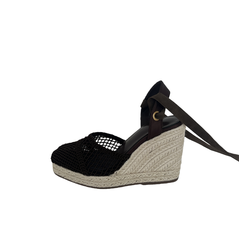 レディース サンダル、夏用、ブラウン、ウェッジヒール、女性用 - Sandal Strappy Heeled のレビューと価格