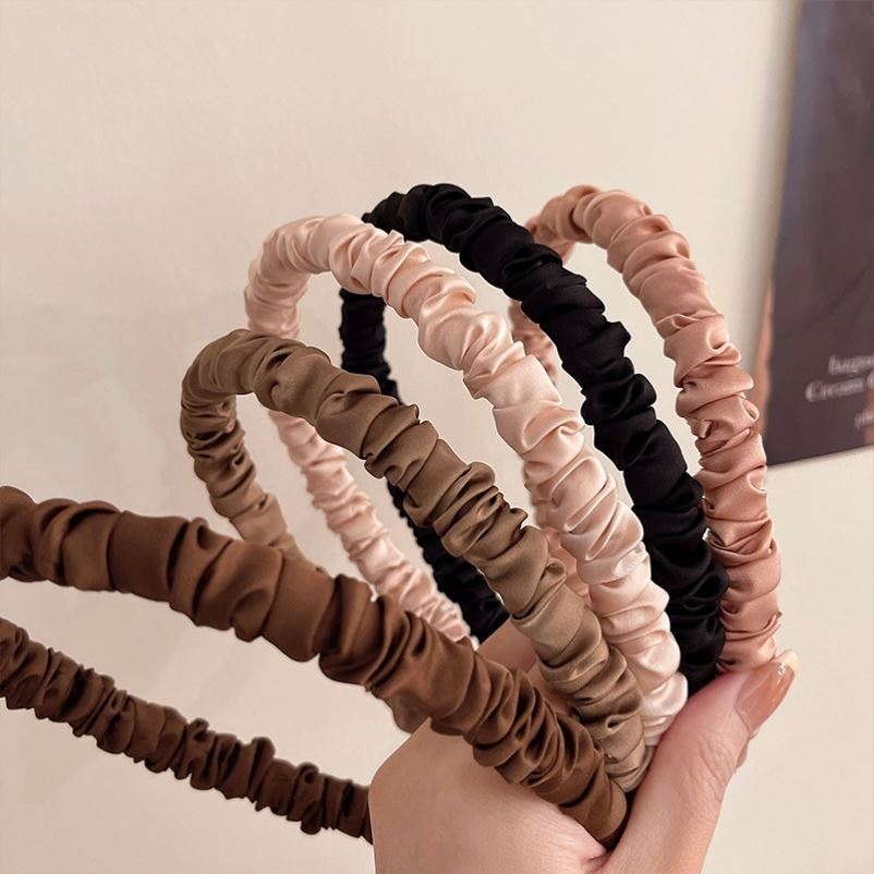 フレンチスタイルのエレガントな高級プリーツヘッドバンド、レデ - Headband Summer Knit のレビューと価格